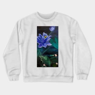 Purple Lotus Crewneck Sweatshirt